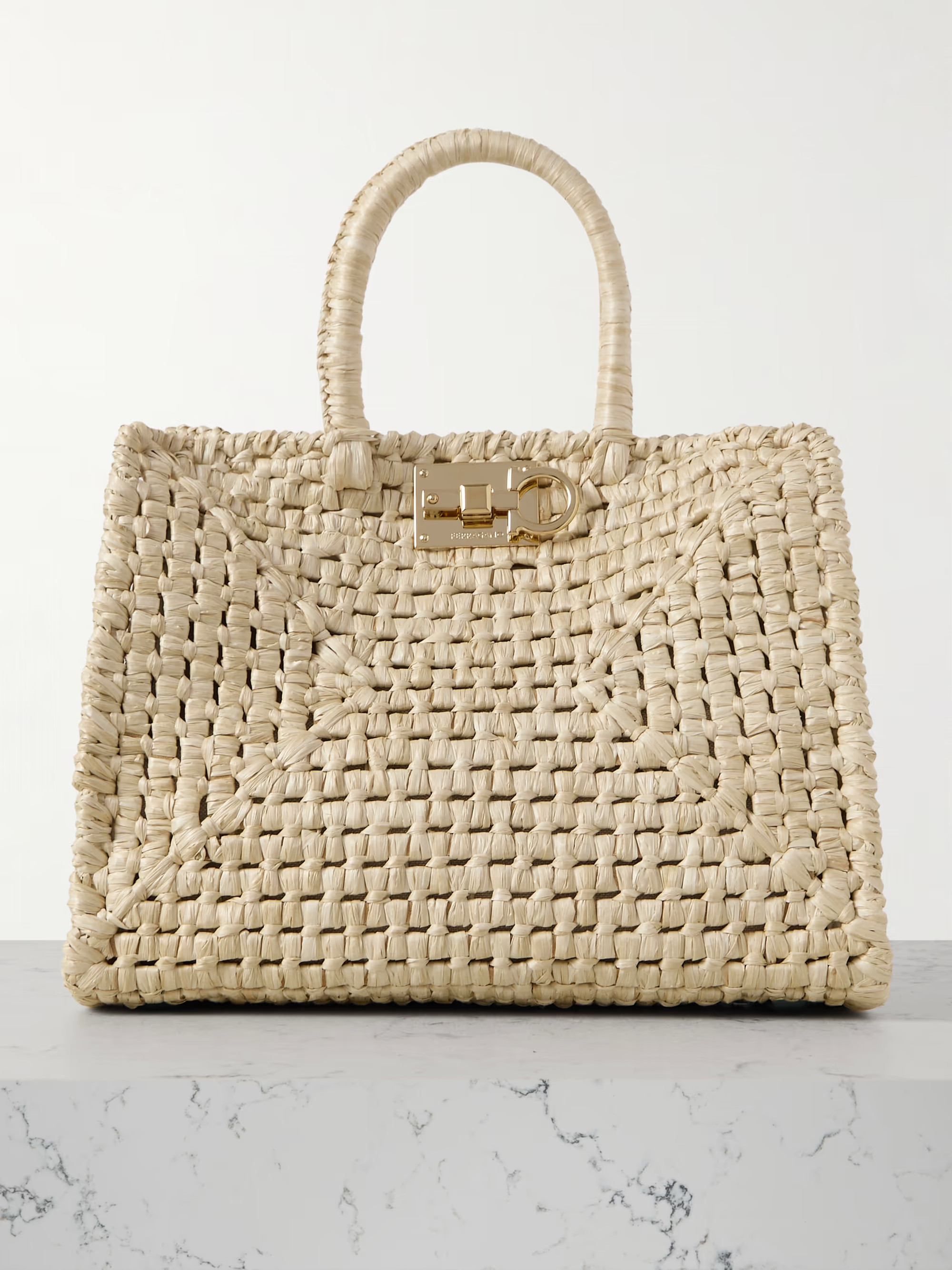 Studio raffia tote | NET-A-PORTER (UK & EU)
