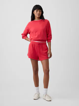 Relaxed French Terry Dolphin Shorts | Gap Factory