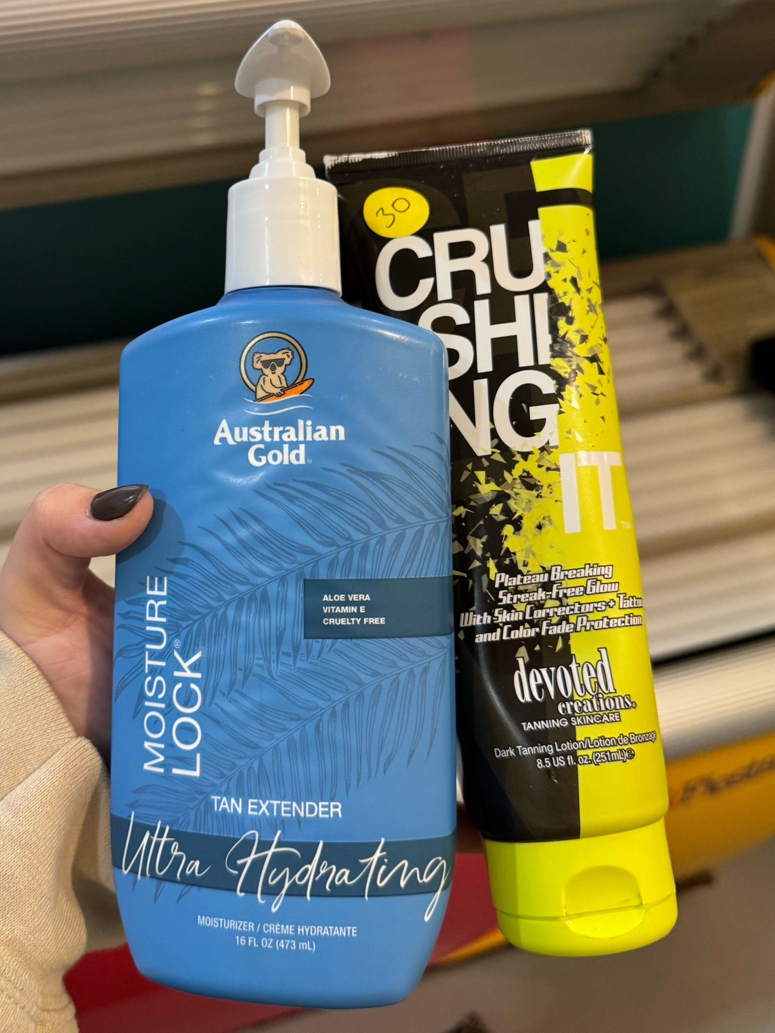 For all your tanning needs 