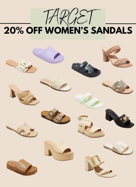 Target 20% off women’s sandals 👡 

#LTKshoecrush #LTKstyletip #LTKfindsunder50