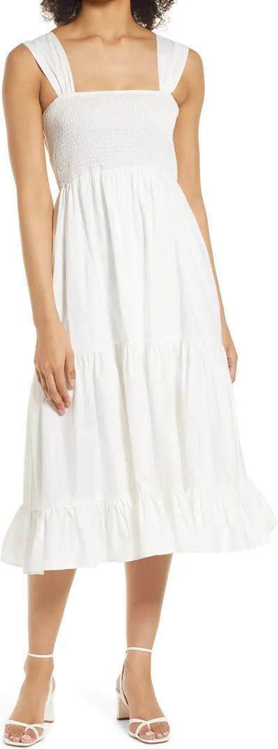 Smocked Tiered Maxi Dress | Nordstrom