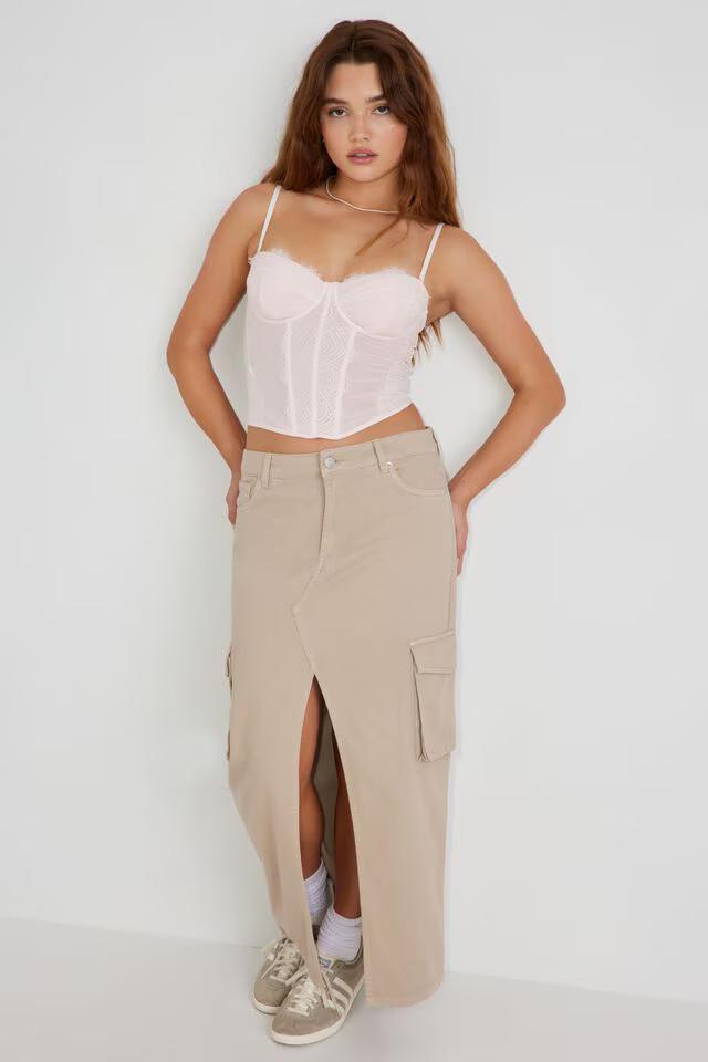 Cargo Midi Skirt | Garage Clothing