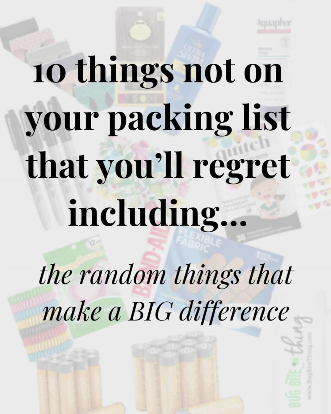 It’s never the big things you forget… it’s the random stuff that ends up being the most important 😅

These are the “why didn’t I pack that” essentials

Save this before you regret it and thank me later 

 