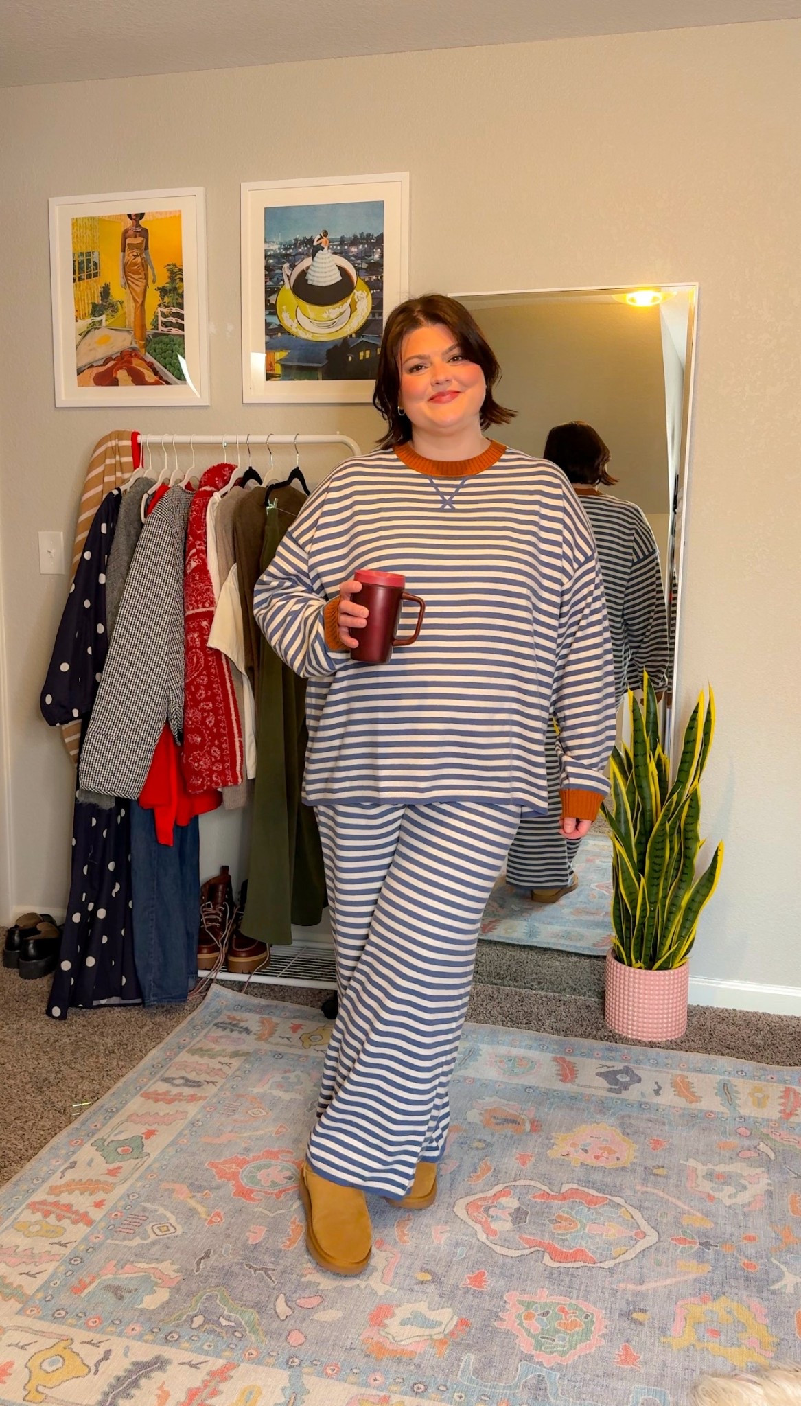 best matching set 💙🧡

#LTKootd #LTKPlusSize #LTKMidsize