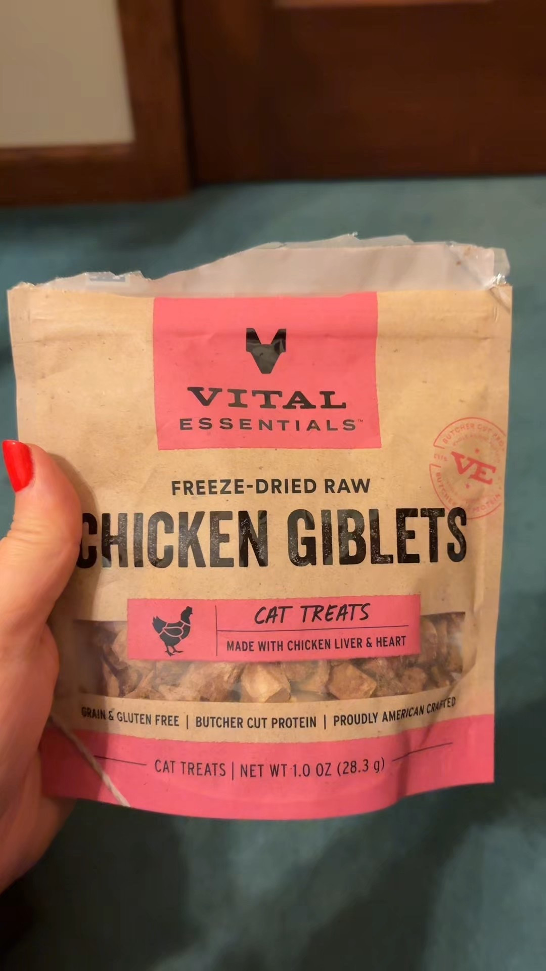 KitKat is obsessed with these chicken giblet treats. She will learn to sit, shake, just about anything for one. If you need a high reward for your pet, these are great. 

#LTKGiftGuide #LTKdayinmylife #LTKFindsUnder50