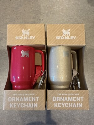 Stanley E.L.F Target Keychain 2024 Ornament - 1 Each Red / Honey Gold - NEW | eBay US