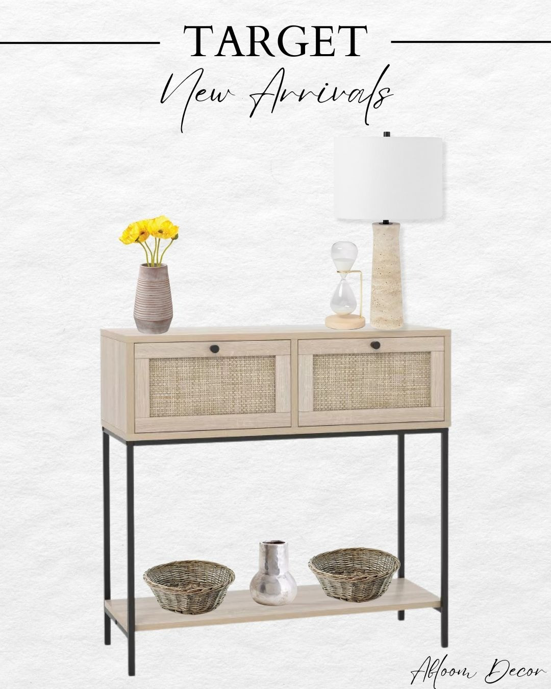 I love the light, natural colors in the new arrivals at Target! This is a great minimalist entryway idea!

#LTKxTarget #LTKhome