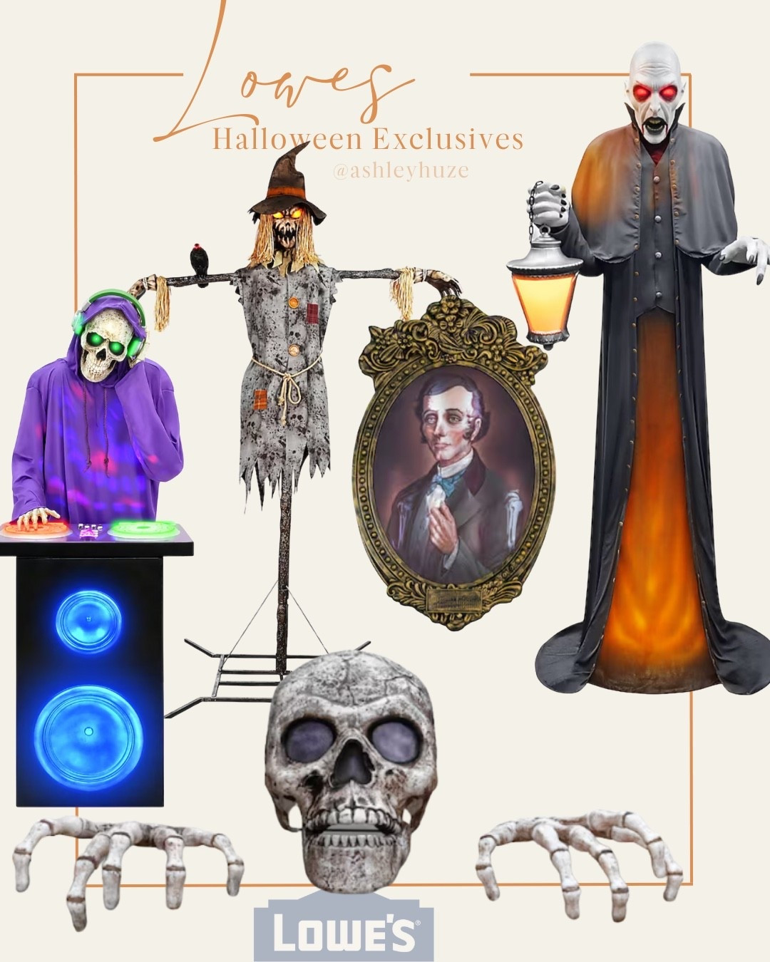 Sharing my favorite new exclusive Halloween finds at @loweshomeimprovement!

#lowespartner #ad