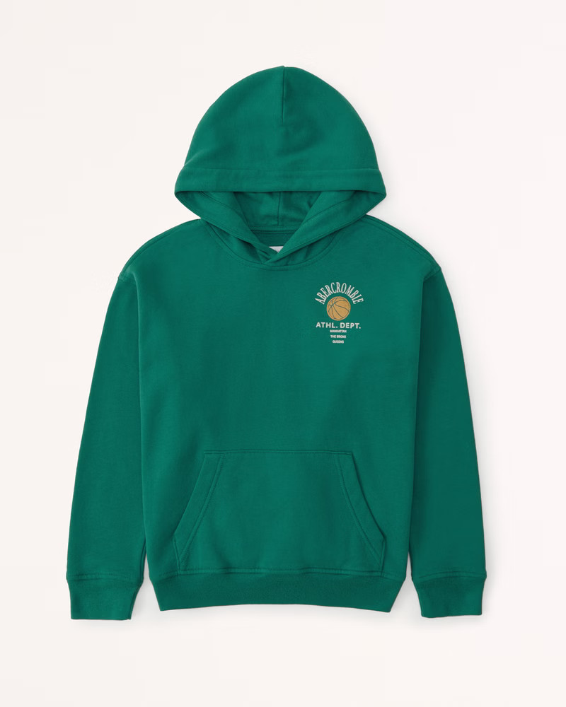 print logo popover hoodie | Abercrombie & Fitch (US)