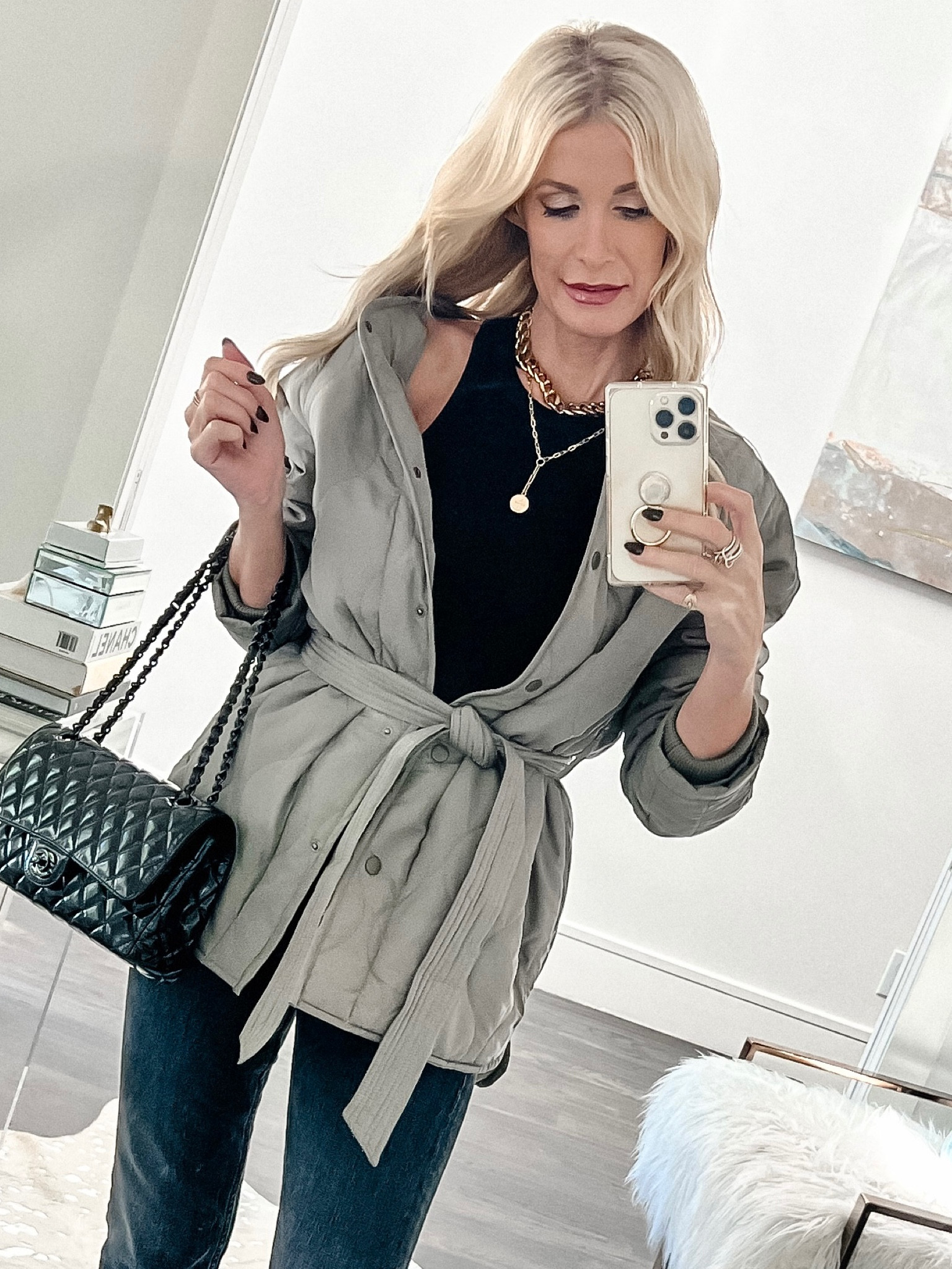The perfect weekend jacket! It runs tts, I’m wearing an XS. 

#LTKSeasonal #LTKstyletip #LTKunder100