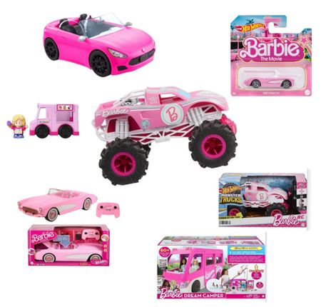 Pink car sightings always = good luck! 💖🏁💨 … is a personal l motto and I think these cute Barbie cars qualify! Laughed at and love the new Barbie monster truck and the movie corvettes are dreamy, beyond! ✨ (linking a few other non-pink but still-amazing options too!$

#LTKkids #LTKGiftGuide