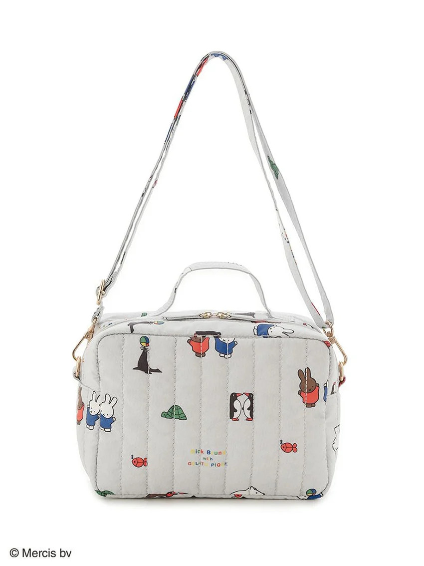 【Dick Bruna】[KIDS] Quilted All-Over Print Shoulder Bag | Gelato Pique