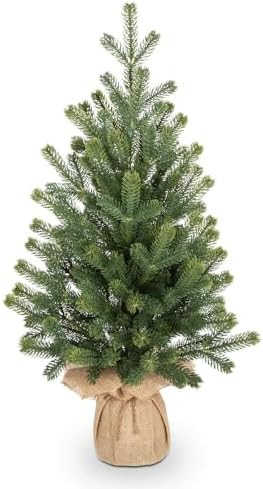 24" Artificial Christmas Tree Fake Small Fir Tree for Home Farmhouse Tabletop Mantel Windowsill H... | Amazon (US)