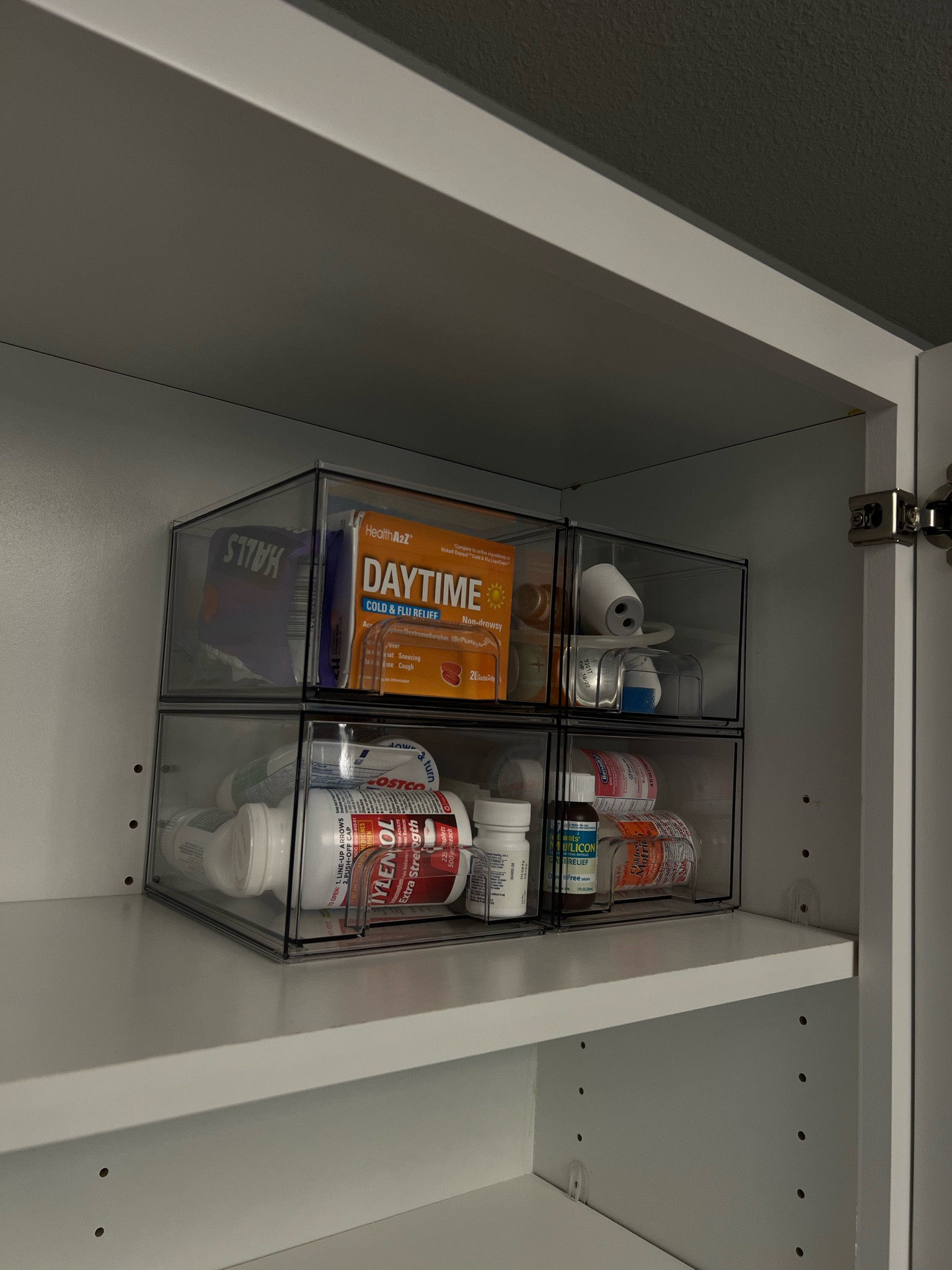 Clear storage bins for our medicine cabinet! 

#LTKHome #LTKFamily #LTKKids