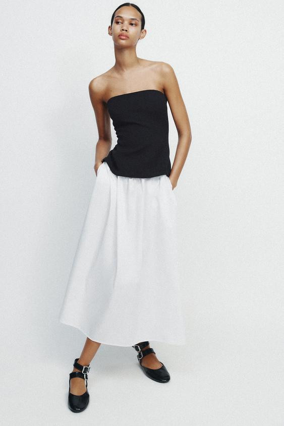 STRAPLESS DRESS | Zara US