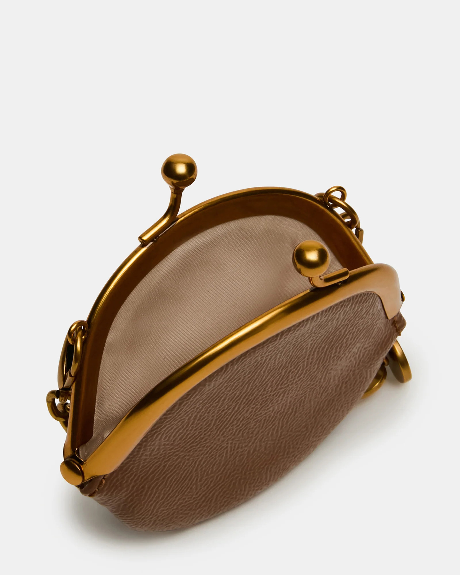 FILO Tobacco Wallet Charms Kiss-Lock Crossbody Coin Purse | Steve Madden (US)