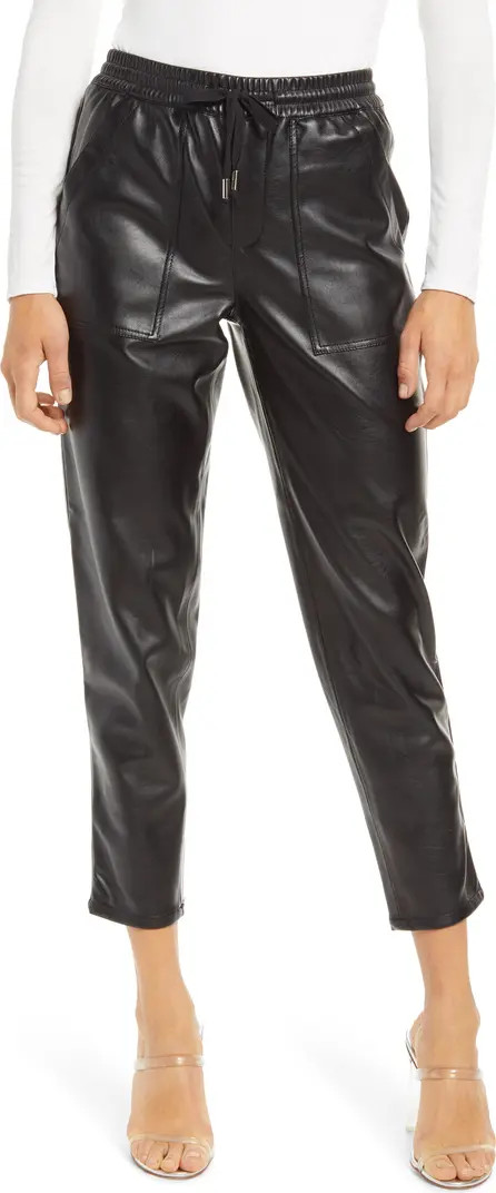 No Guidance Ankle Faux Leather Pants | Nordstrom