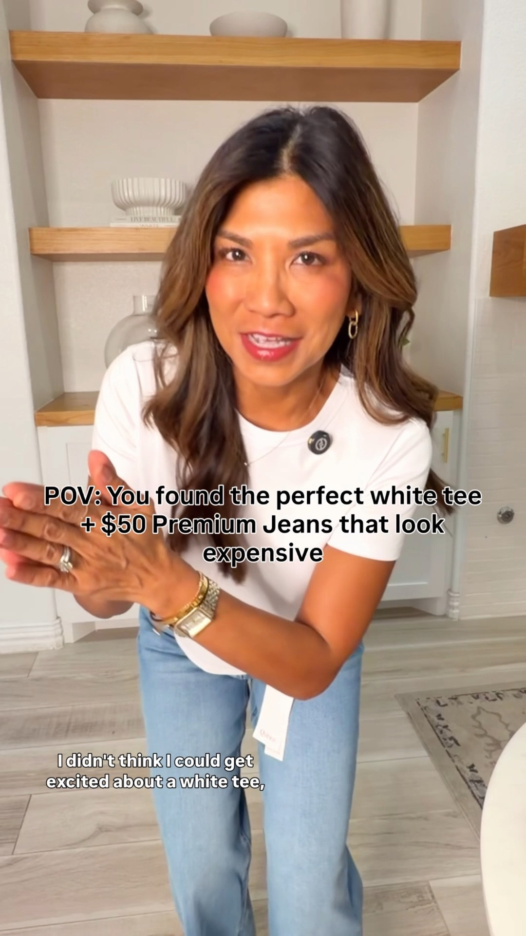 I’m 5’2” 118#ish for reference 
White tee in small tts.
Jeans fit tts. Wearing size 26 in length 28”-Fristed Blue. 
Shoes tts.
Cardigan in XS size down runs big. 
Spring outfit, over 50 women,midlife fashion, petite fashion,affordable fashion, fashion over40 

#LTKOver40 #LTKPetite #LTKspring