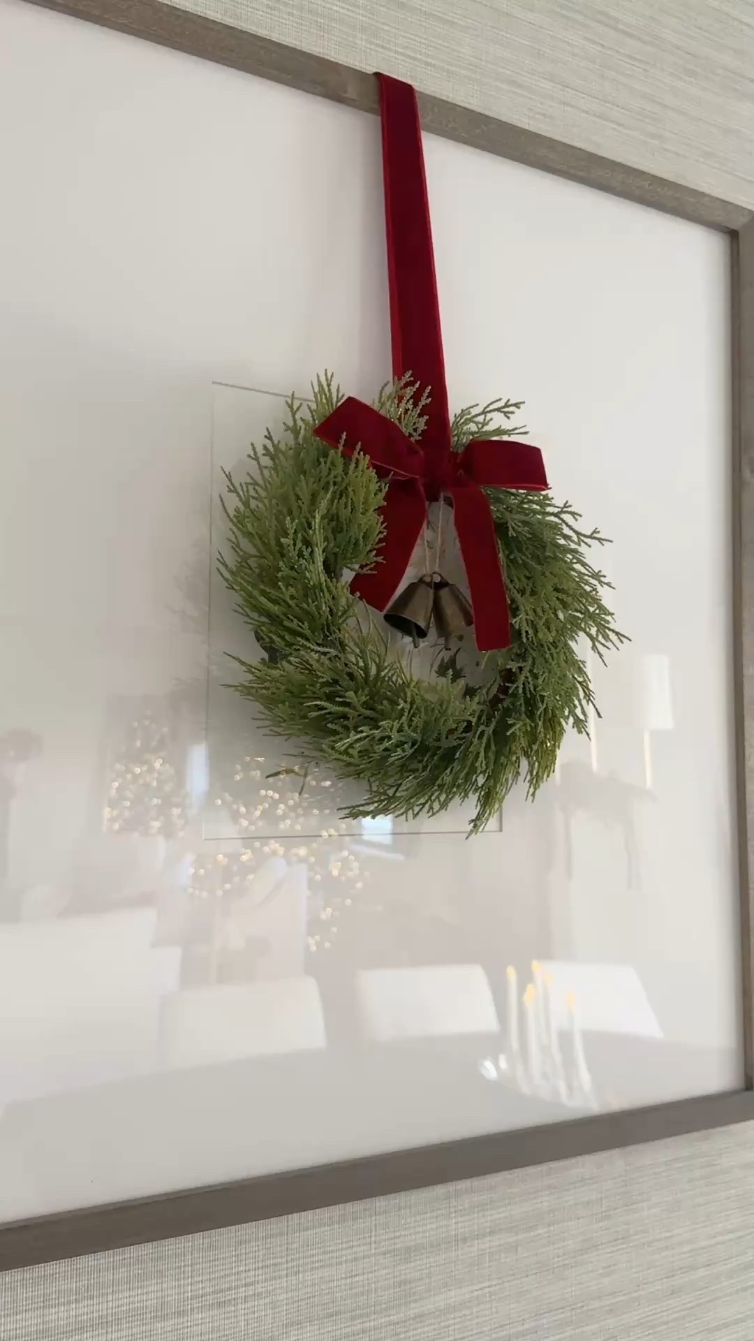 One of my favorite holiday details: mini wreaths on our gallery frames. They add a fresh pop of green and a festive touch without taking up any table space—perfect for holiday hosting. Even better, the gallery frames are on sale right now, making it a great time to refresh or expand a gallery wall. I’ve linked the frames along with similar wreath options to recreate the look.

#LTKHoliday #LTKHome #LTKSeasonal