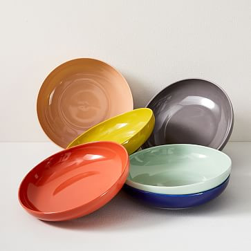 Organic Shaped Low Bowls | West Elm (US)
