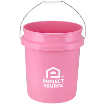 Project Source Pink 5 Gallon(s) Plastic General bucket | Lowe's