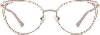 Gold Cat-Eye Glasses #3225114 | Zenni Optical | Zenni Optical (US & CA)