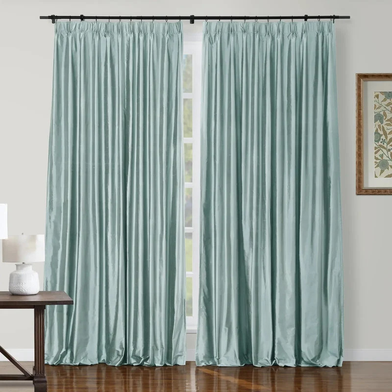 Selman Dupioni Silk Drapery Pleated | TWOPAGES