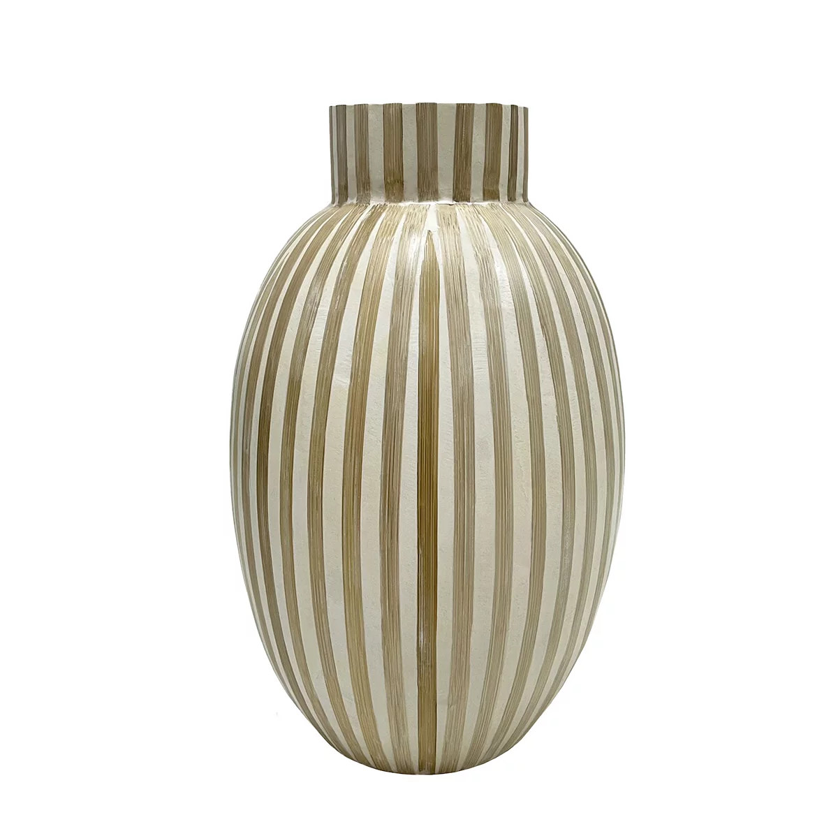 Striped Bamboo Vase Table Decor | Kohl's