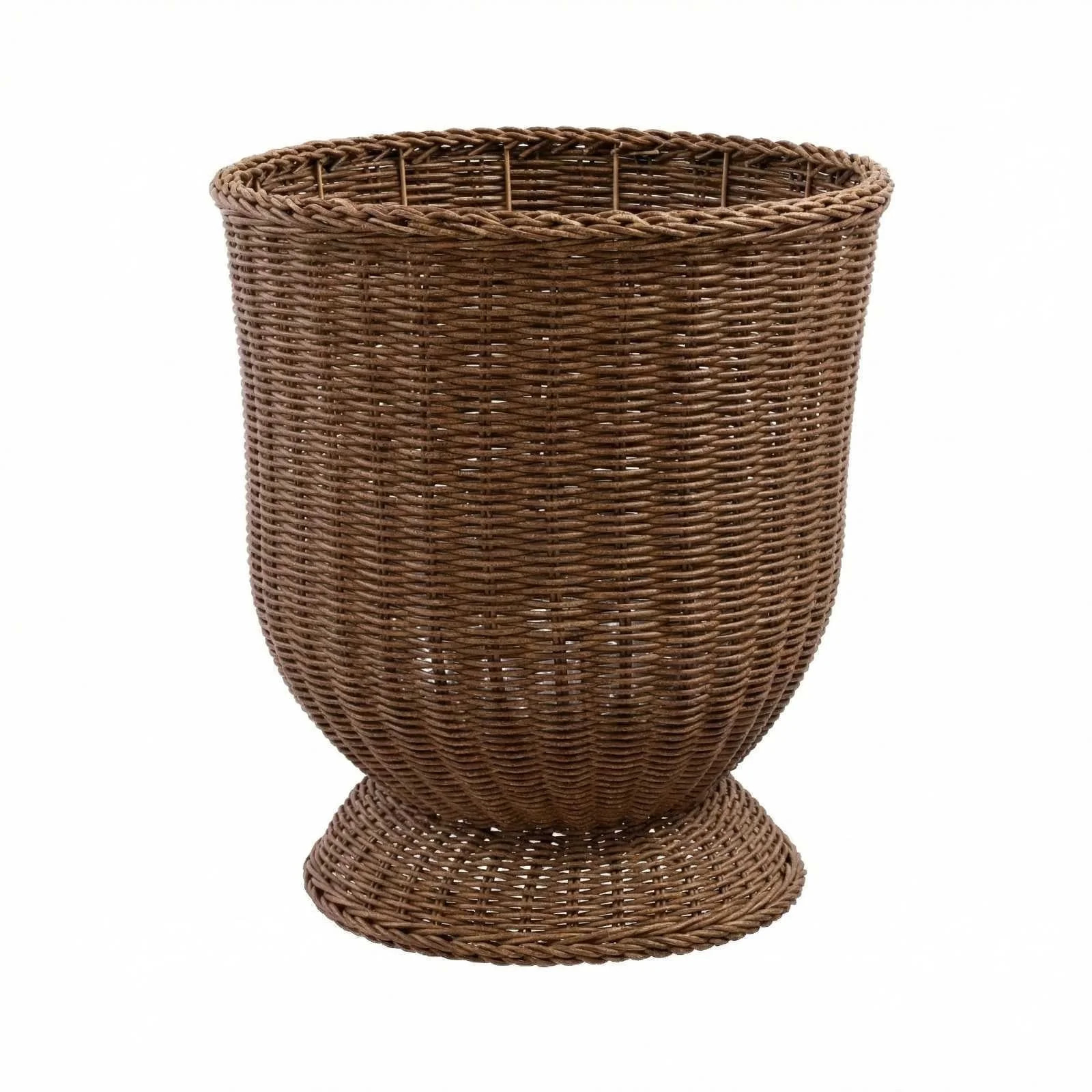 Goblet Woven Planter Urn Shape, Woven Stylish Planter Baskets Bulk Indoor Outdoor Plants Woven Wi... | Walmart (US)