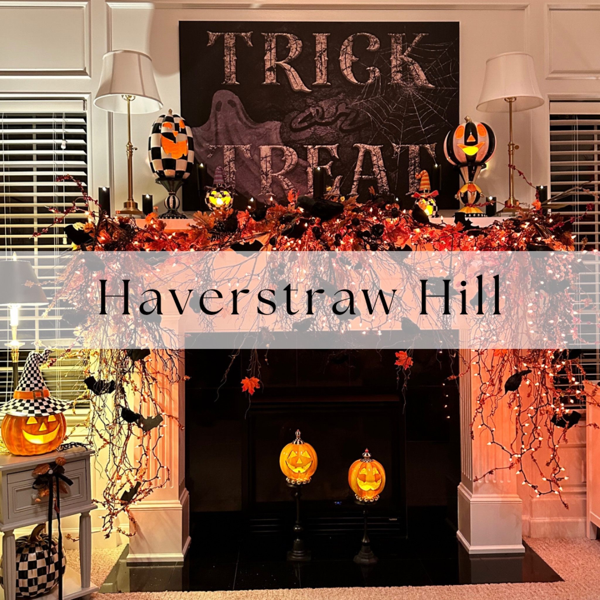 Trick Or Treat sign is a wow statement piece for your home! This sign was the inspiration for my mantle. Great quality and very lightweight! #LTKhome 

#LTKSeasonal #LTKHalloween