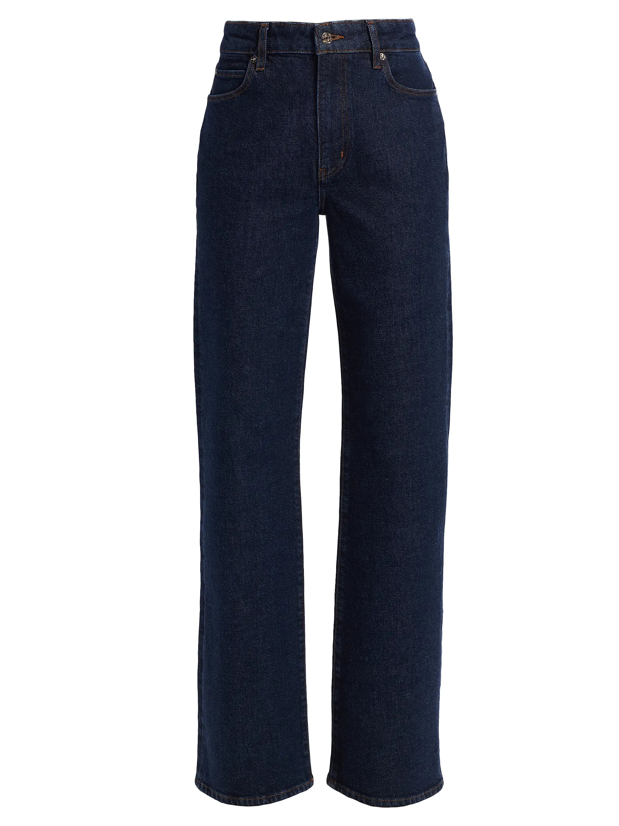 The Arrow Straight Mid-Rise Jeans | Saks Fifth Avenue