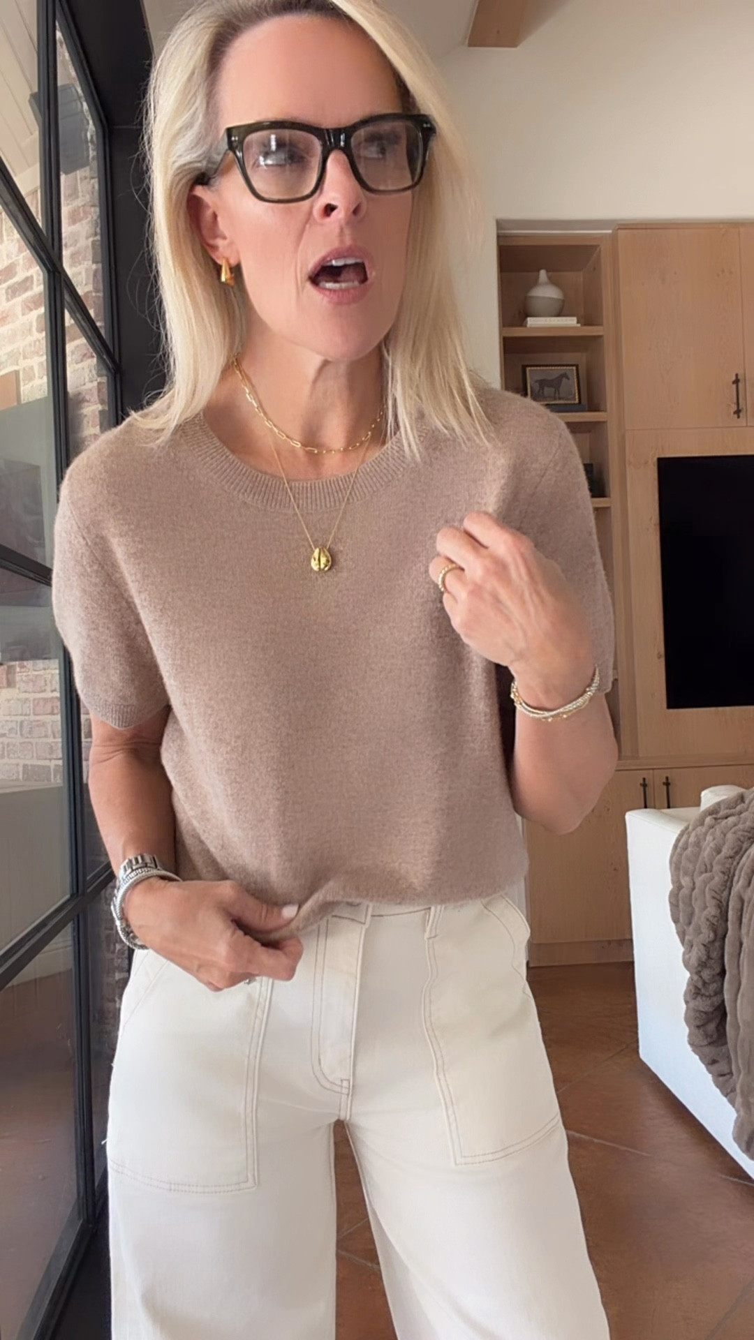 The cashmere sweater that works with everything 

And cashmere for $45!! 

I wear on its own, but also under blazers and cardigans ￼

Quince 

#LTKootd #LTKOver40