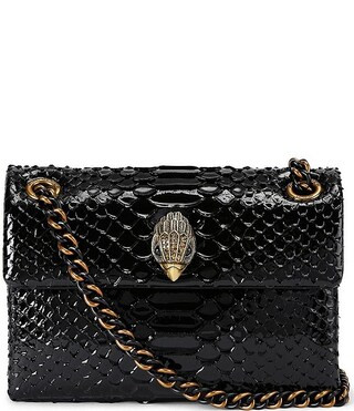 Mini Kensington Reptile Embossed Leather Crossbody Bag | Dillard's