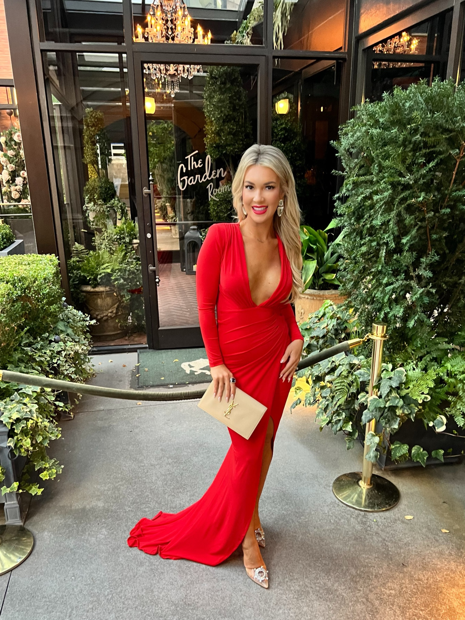 Going somewhere fancy for the holidays? YOU NEED THIS DRESS!  It’s almost sold out so snag it!  I’m wearing size small & it fit perfect.  The material has stretch to it. 
Lip combo is Ruby Woo liner & Famous Red lippie. 

#redformaldress #formaldress #weddingguestdress #holidaydress #christmaspartydress #reddresses #dresswithatrain

#LTKStyleTip #LTKHoliday #LTKOver40