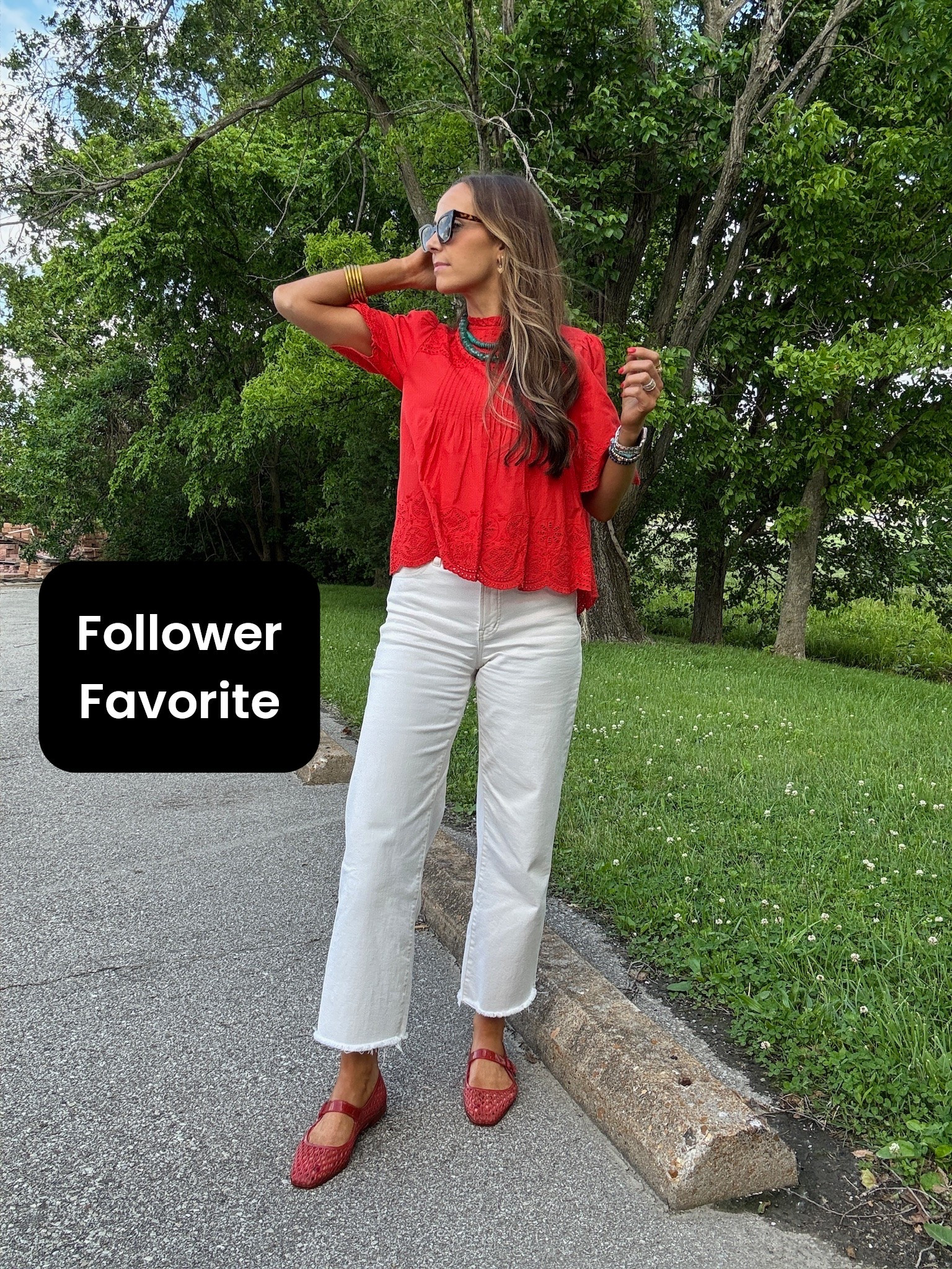 So many of you have grabbed this top! The color is so good! @Madewell

#LTKootd