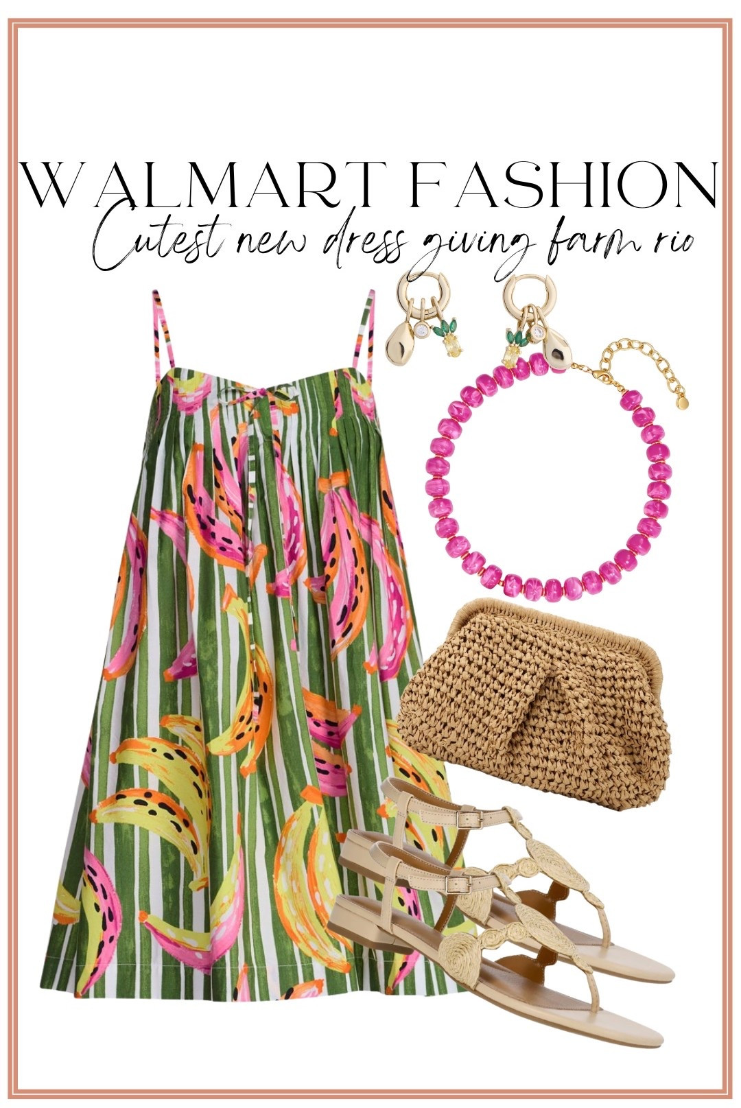 This might be one of my favorite Walmart dresses of the season 😍🍌 The tropical banana print, flowy silhouette, and vibrant colors make it look so much more expensive than it is. Just add a woven bag and sandals for an effortless vacation-ready outfit.

✨ Tropical print dress
✨ Lightweight and breezy
✨ Resort-inspired style
✨ Easy one-and-done outfit
✨ Perfect for vacations, brunch, and summer events

This one is giving luxury vacation vibes without the luxury price tag! 🌴☀️

#WalmartFashion #WalmartDress #SummerDress #VacationStyle #ResortWear #AffordableFashion #FarmRioInspired #WalmartFinds #SummerStyle #VacationOutfit #ColorfulFashion #TropicalPrint #FashionFinds #AffordableStyle #OOTD

#LTKootd #LTKPetite