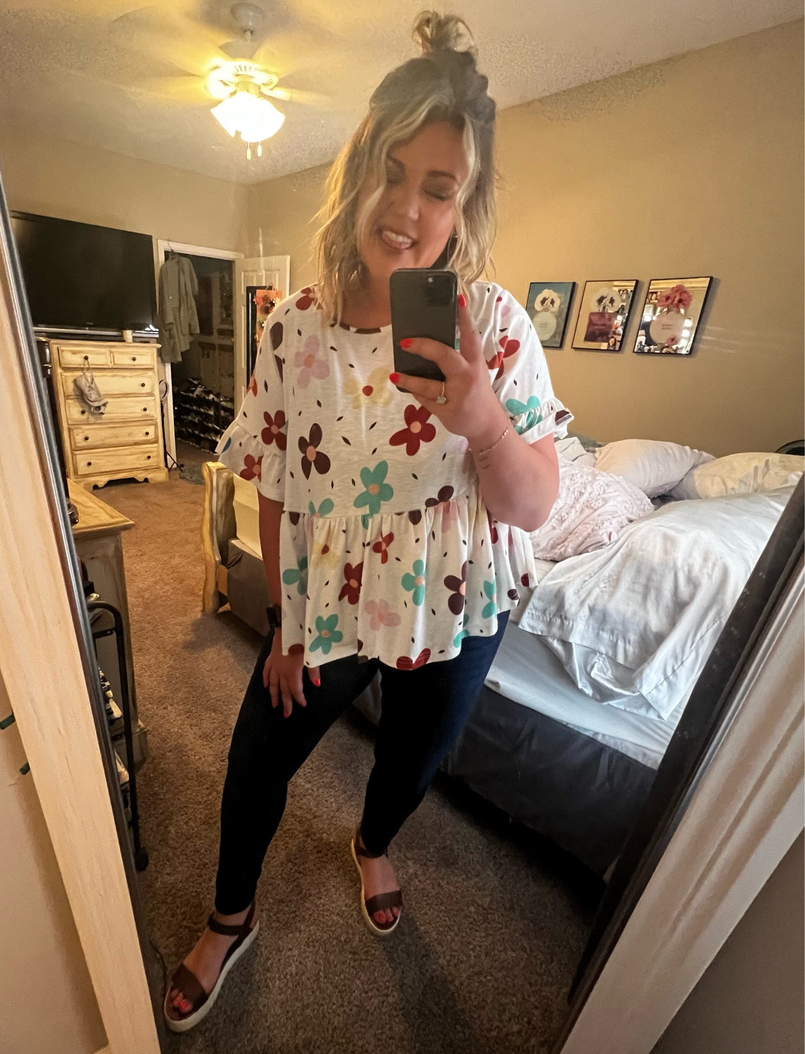 Soooo many compliments every time I wear this shirt! 🌸 it’s even better when matched with such comfortable jeans & shoes ❤️

#LTKbeauty #LTKBacktoSchool #LTKcurves