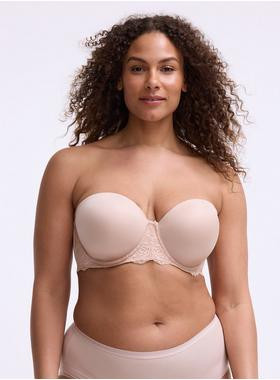 Strapless Lightly Lined Smooth Straight Back Bra | Torrid (US & Canada)