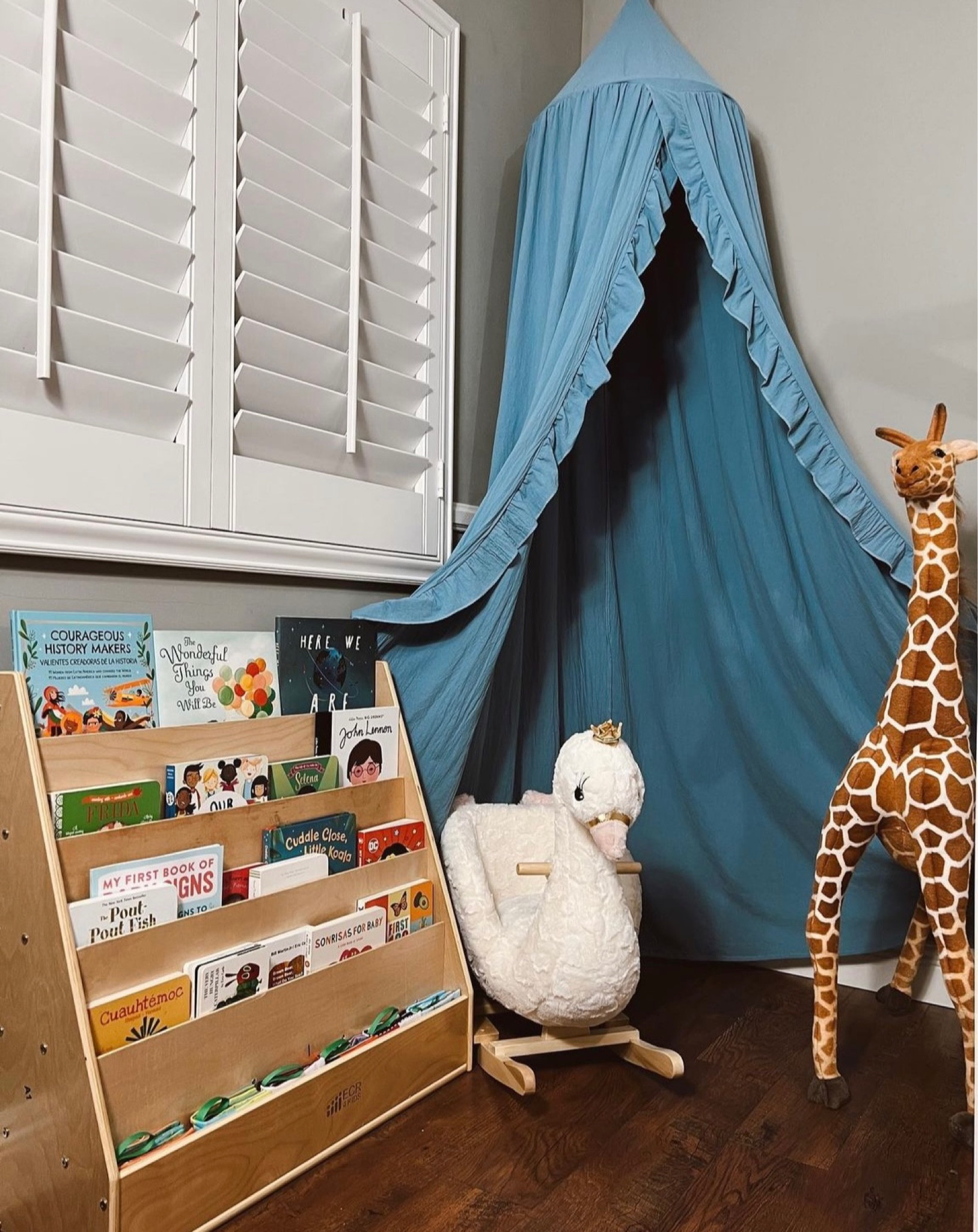 Baby’s nursery/ toddler room
Reading corner 

#LTKhome #LTKbaby #LTKkids