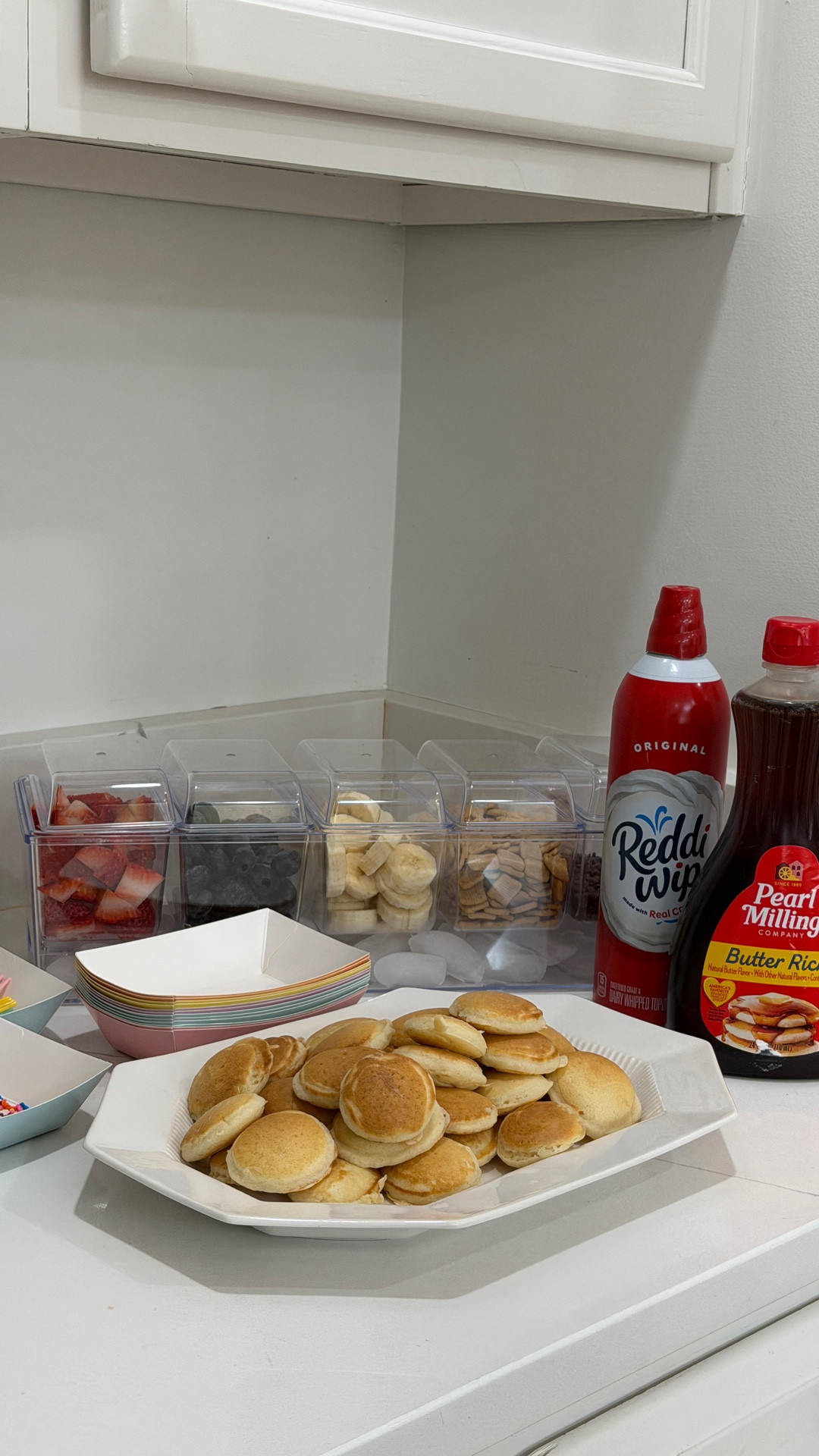 A pancake bar that made my kids day #amazonfinds #pancakebar #breakfast #wafflemaker #pancakemaker