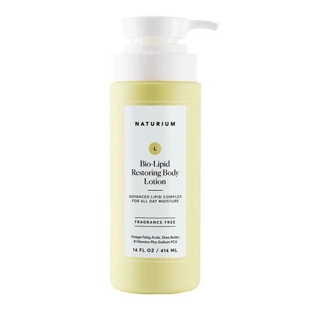 Naturium Bio-Lipid Restoring Moisturizing Body Lotion with Shea Butter, Fragrance Free, 14 fl oz | Walmart (US)