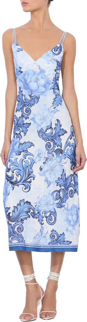 Alice + Olivia Kiro Strappy Midi Slipdress | Nordstrom | Nordstrom