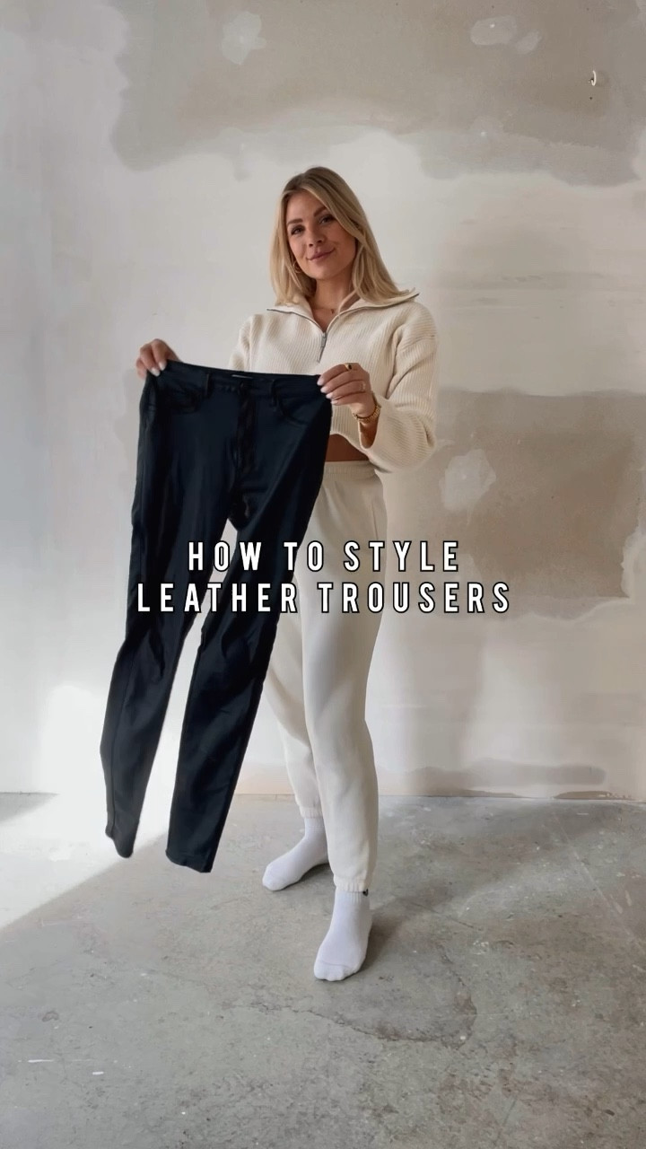 How to style leather trousers 🖤

#LTKstyletip #LTKeurope #LTKSeasonal