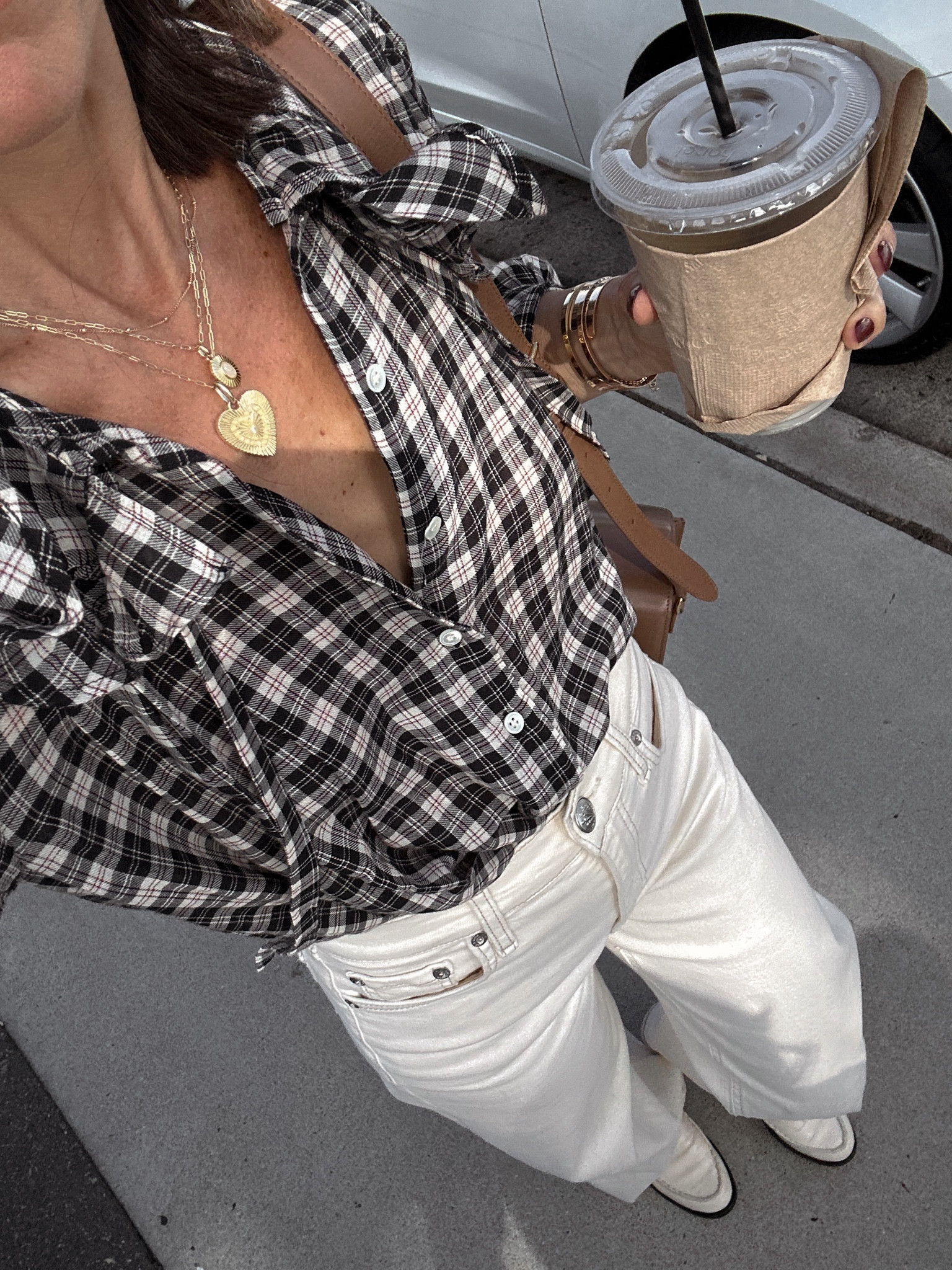 Thanksgiving outfit idea 
Shirt is tts 
Jeans are tts and so soft 
Went down a 1/2 size in the loafers (so comfortable) ITSYBITSYINDULGENCES10 for 10% off 

#LTKOver40