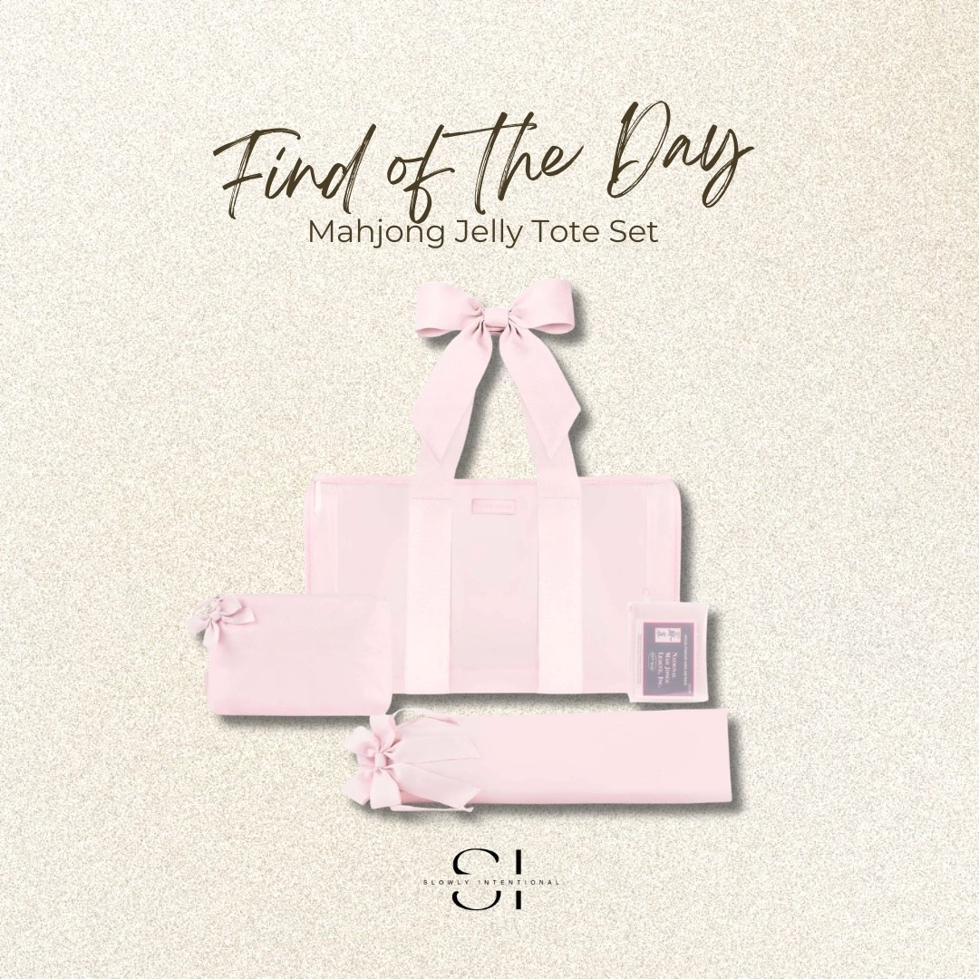The perfect bag for mahjong with all of the accessories you need. mahjong accessories, jelly tote, clear tote bag, pastel pink, preppy style, coquette aesthetic, game night essentials, travel organization, pink aesthetic, gift for her

#LTKmomlife #LTKTravel