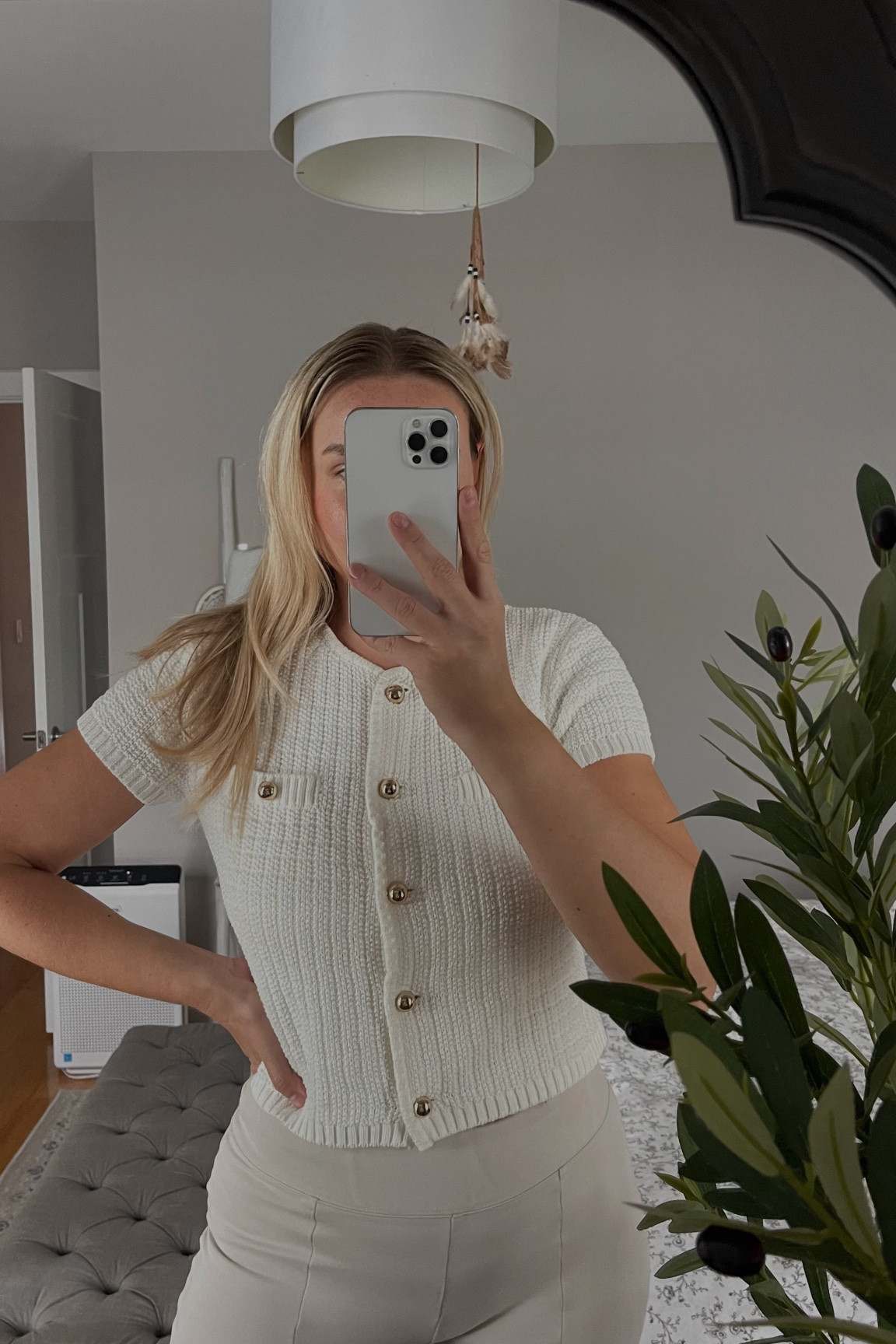 Last colors & sizes | H&M | Knitted structured short sleeve top 

#LTKStyleTip #LTKFallSale #LTKU