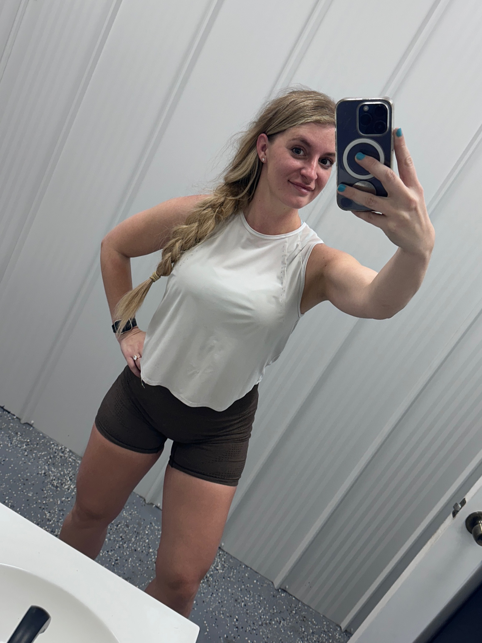 This is my favorite tank for running because it is lightweight and breathable. And these Gymshark shorts are comfy and compressive. Just ignore my running hair 😅

#LTKActive #LTKMidsize #LTKFitness