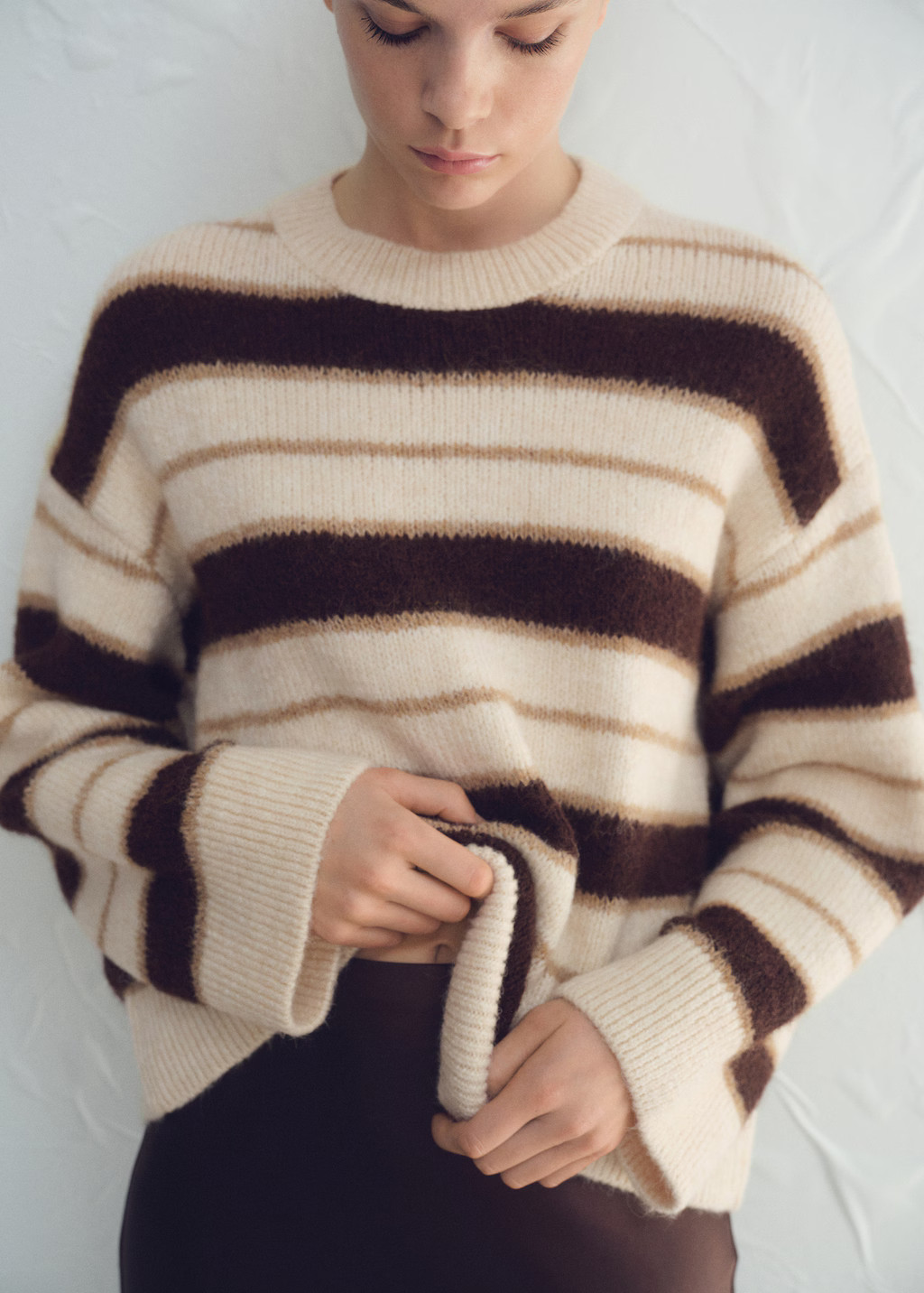 Knit striped sweater | MANGO (UK)