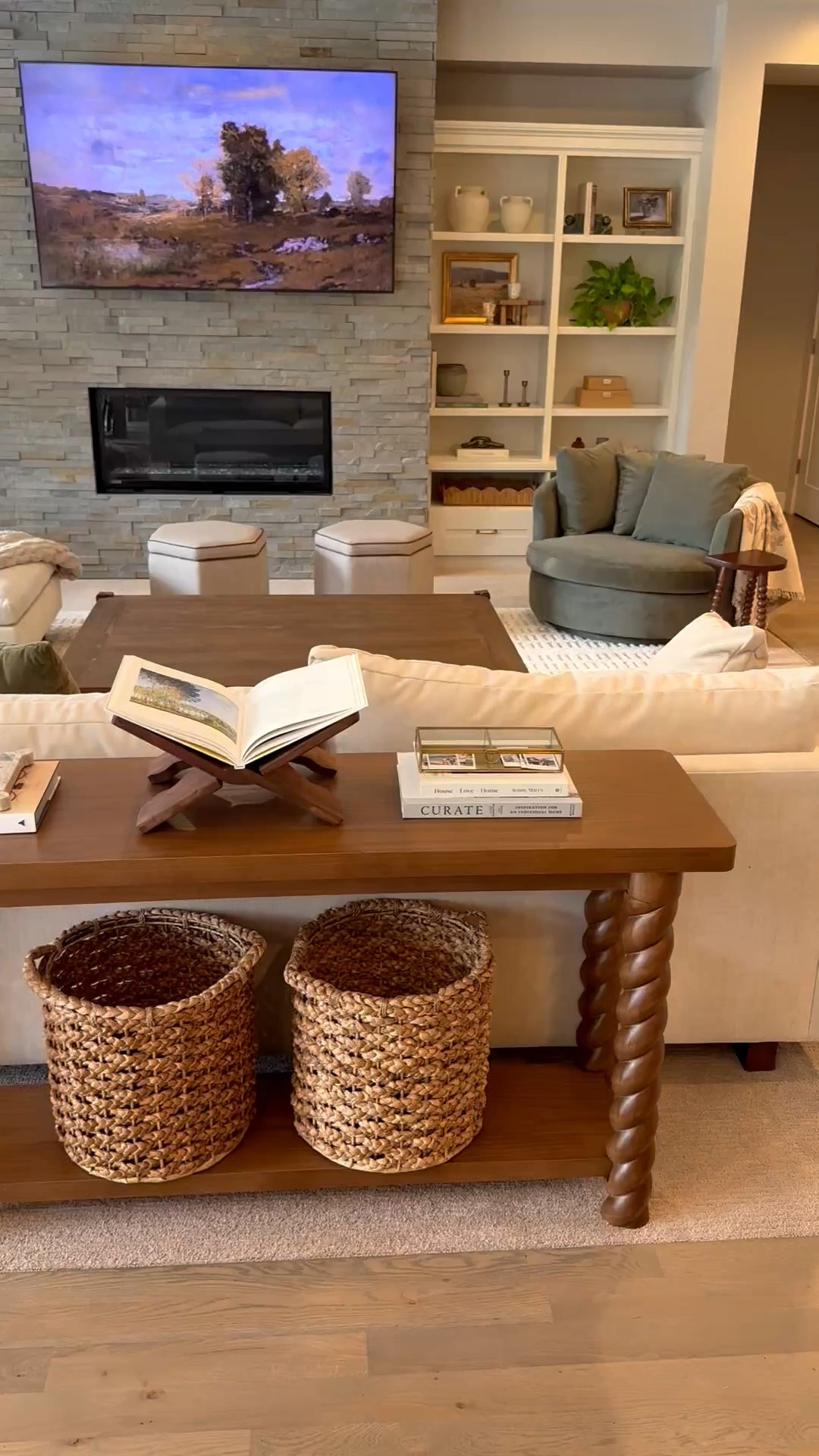 Living room home decor 😍

Console table, side table, media table, shelf decor, book display, coffee table, books, accent chair, ottomans, rug, baskets, home decor, spring decor, summer decor, sofa table, living room, family roomm

#LTKHome