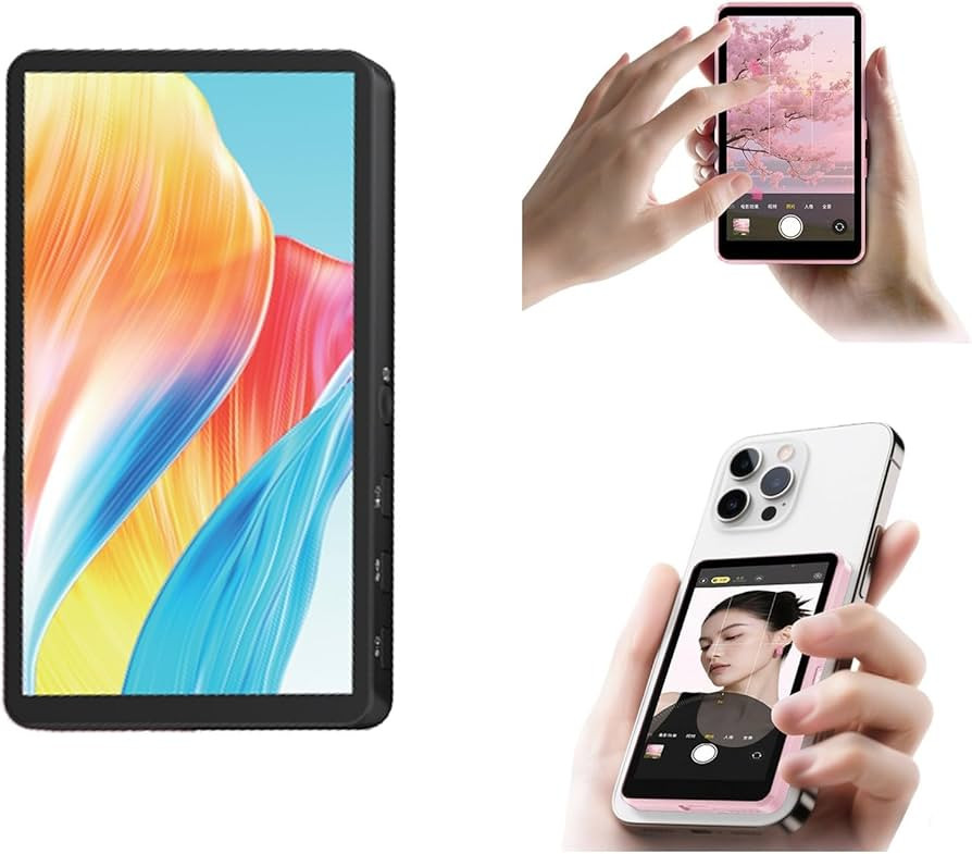 Shimbol P4 Selfie Monitor Screen for iPhone & Android, Magnetic Back Camera Vlog Monitor, 1080P&4... | Amazon (CA)